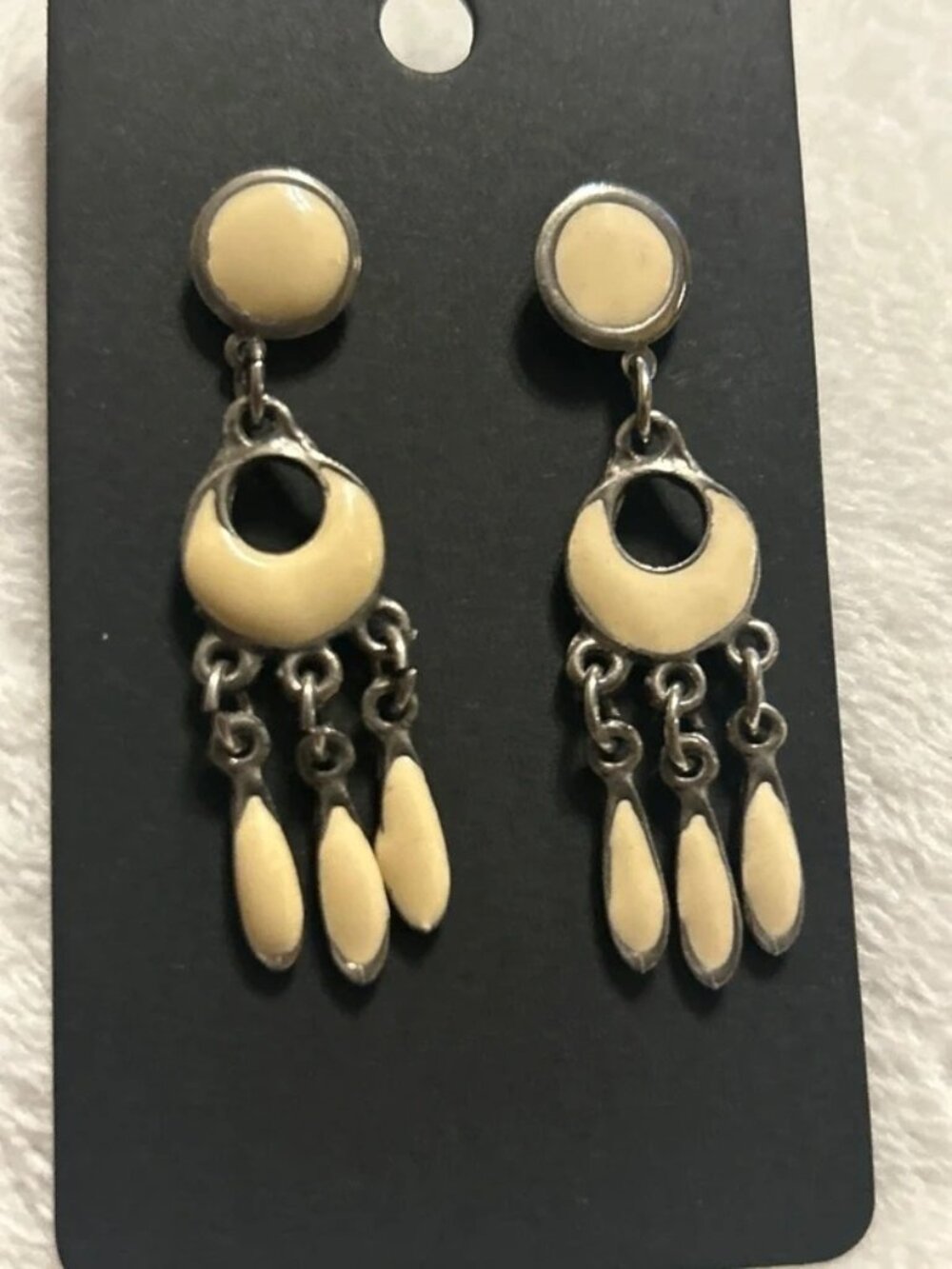 Vintage western cowgirl earrings